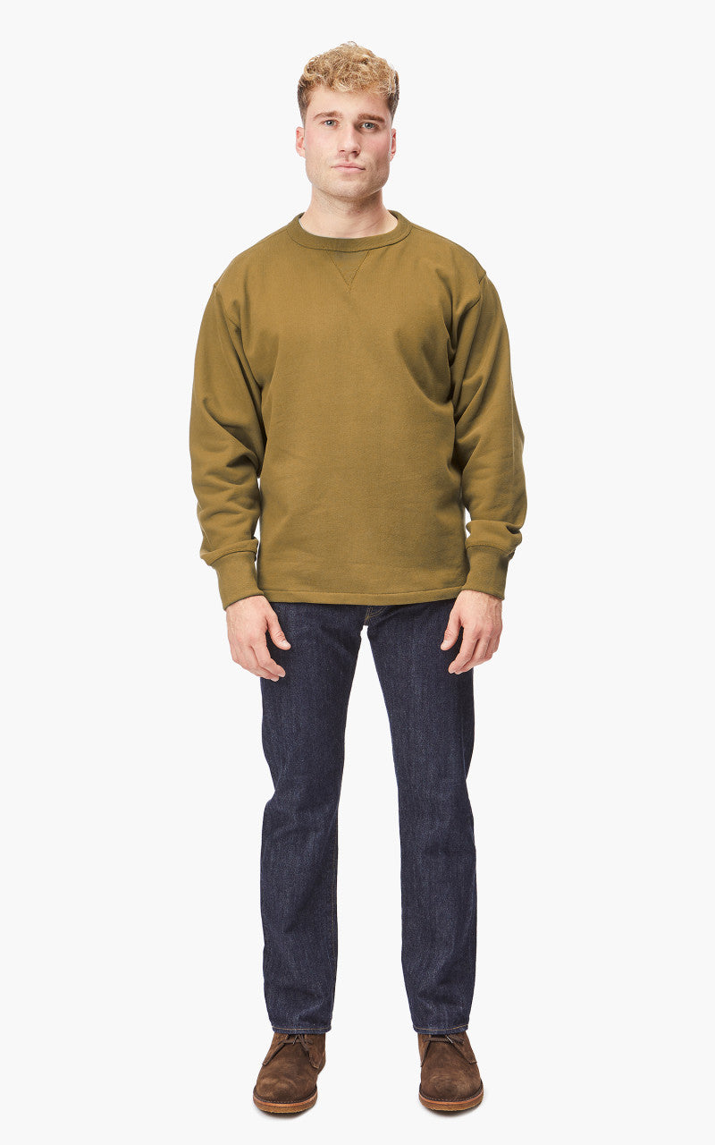 Levi's® Made & Crafted Crew Neck Sweatshirt Brown