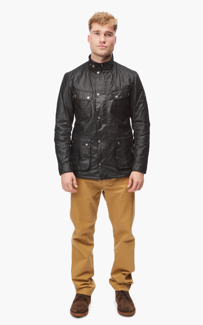 Barbour International Duke Wax Jacket (TR) Black