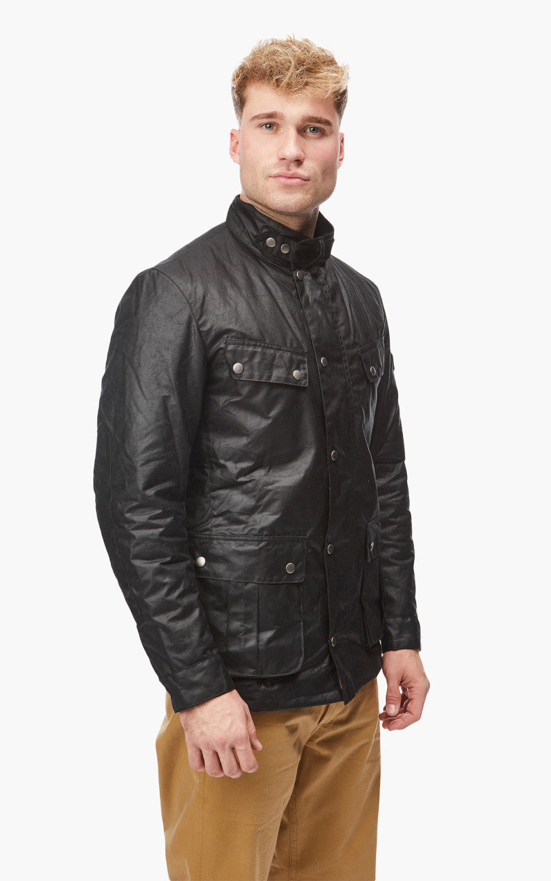 Barbour International Duke Wax Jacket (TR) Black