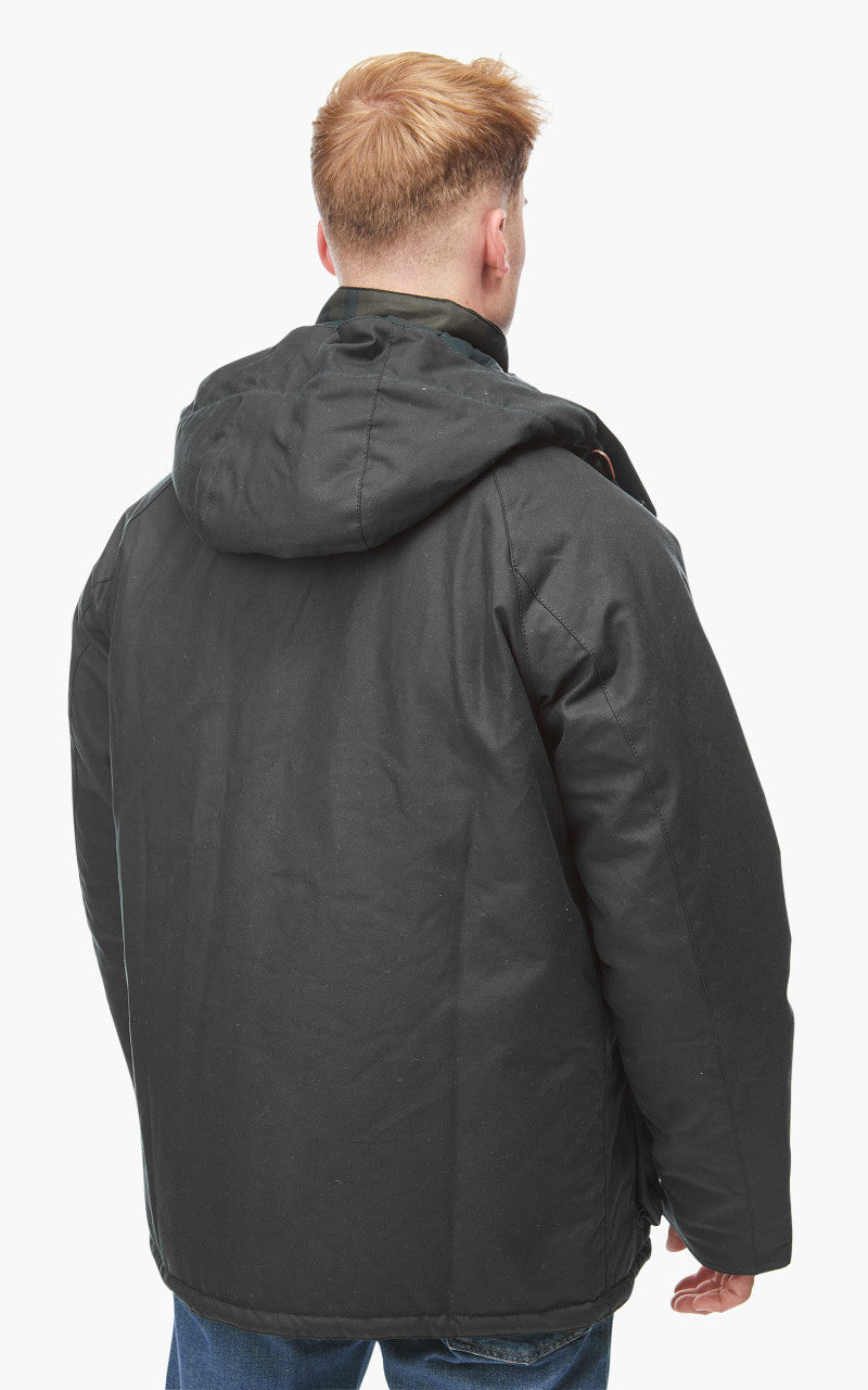 Barbour Bedale Winter Wax Jacket Navy/Olive Night
