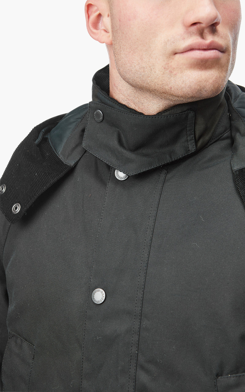 Barbour Bedale Winter Wax Jacket Navy/Olive Night
