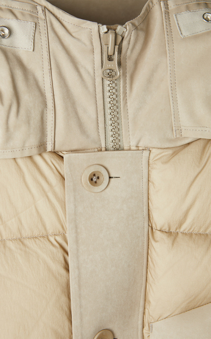 Ten C Sniper Combo Down Jacket Pale Taupe
