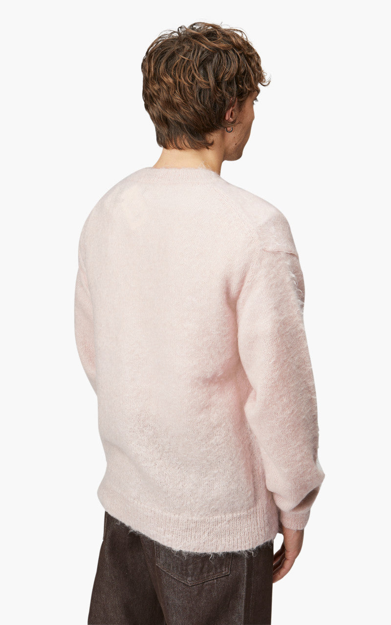 Auralee Brushed Super Kid Mohair Knit P/O Light Pink