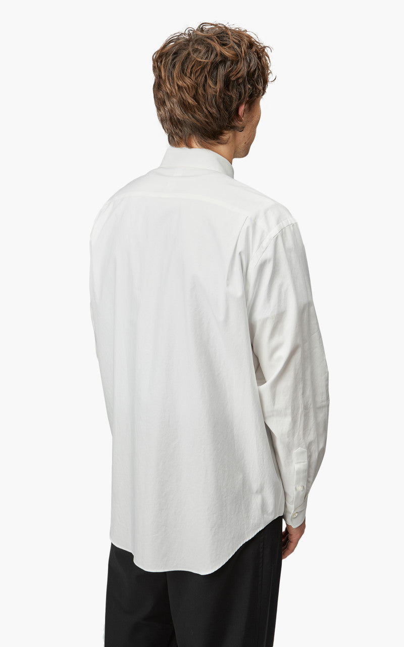 Auralee Washed Finx Twill Shirt White