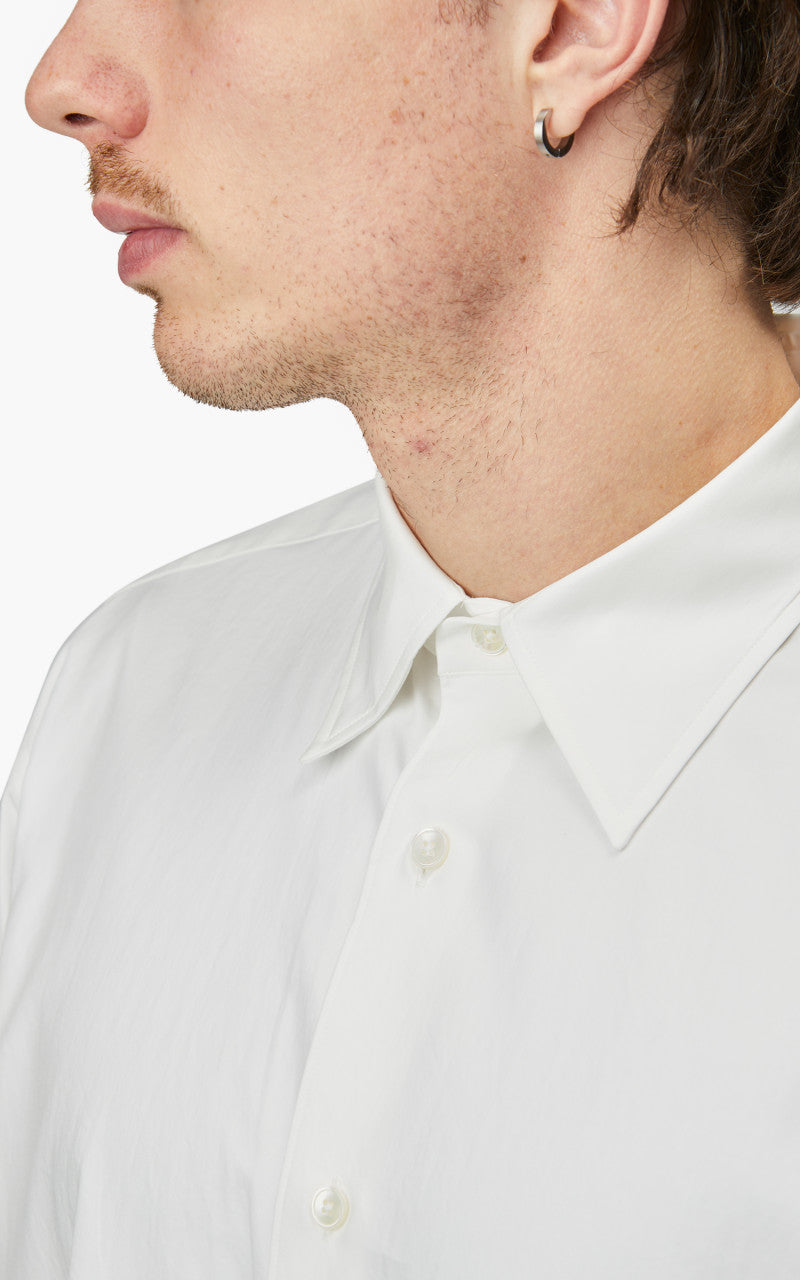 Auralee Washed Finx Twill Shirt White