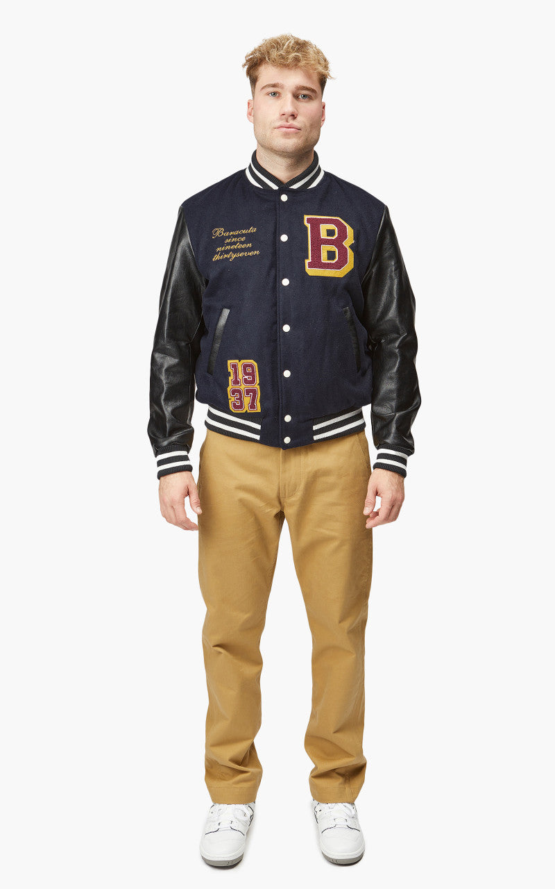 Baracuta Varsity Jacket Night Blue