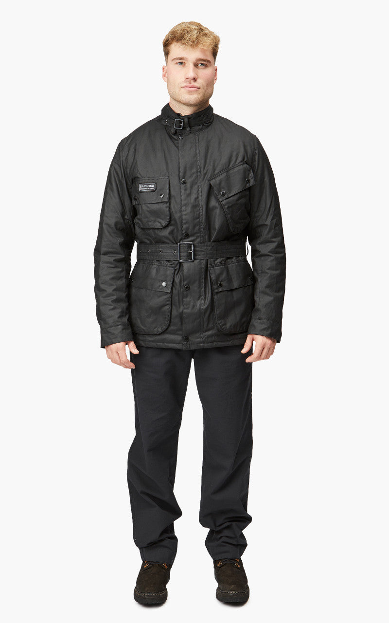 Barbour International Winter SL International Wax Jacket Black