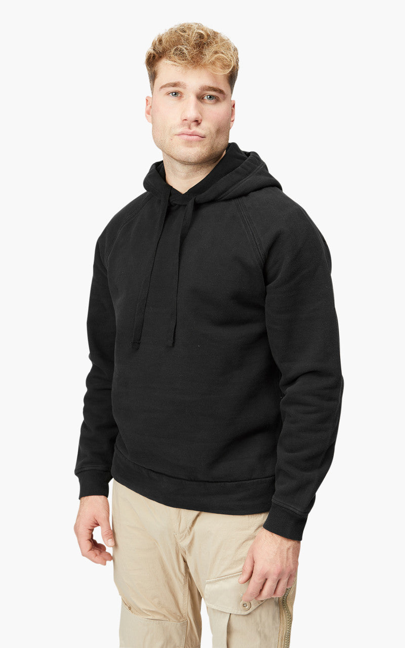Ten C Felpa Chiusa Cappuccio Sweatshirt Black