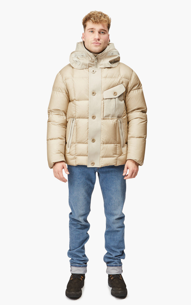 Ten C Sniper Combo Down Jacket Pale Taupe