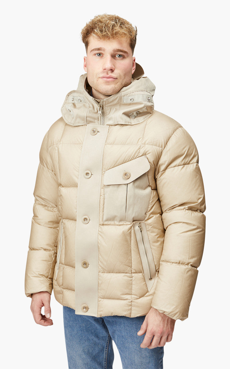 Ten C Sniper Combo Down Jacket Pale Taupe