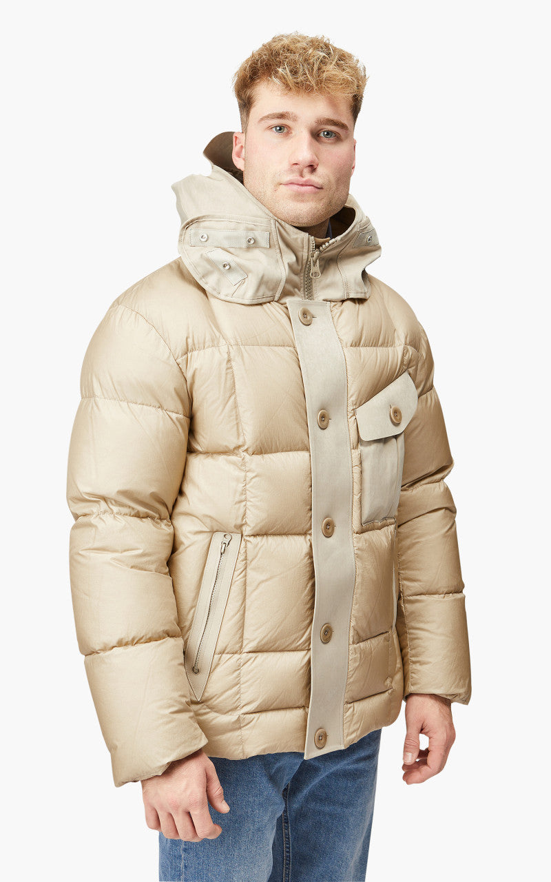 Ten C Sniper Combo Down Jacket Pale Taupe