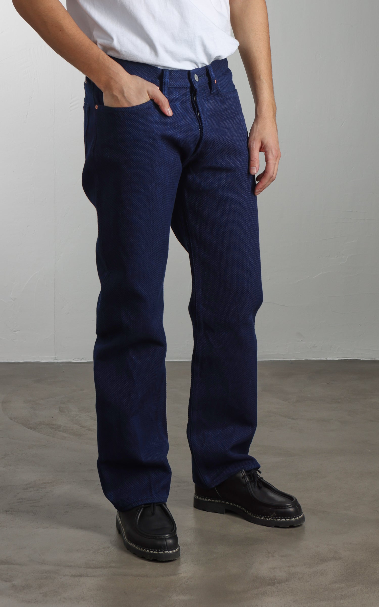 Studio D'Artisan 1907 Sashiko Denim Jeans Indigo