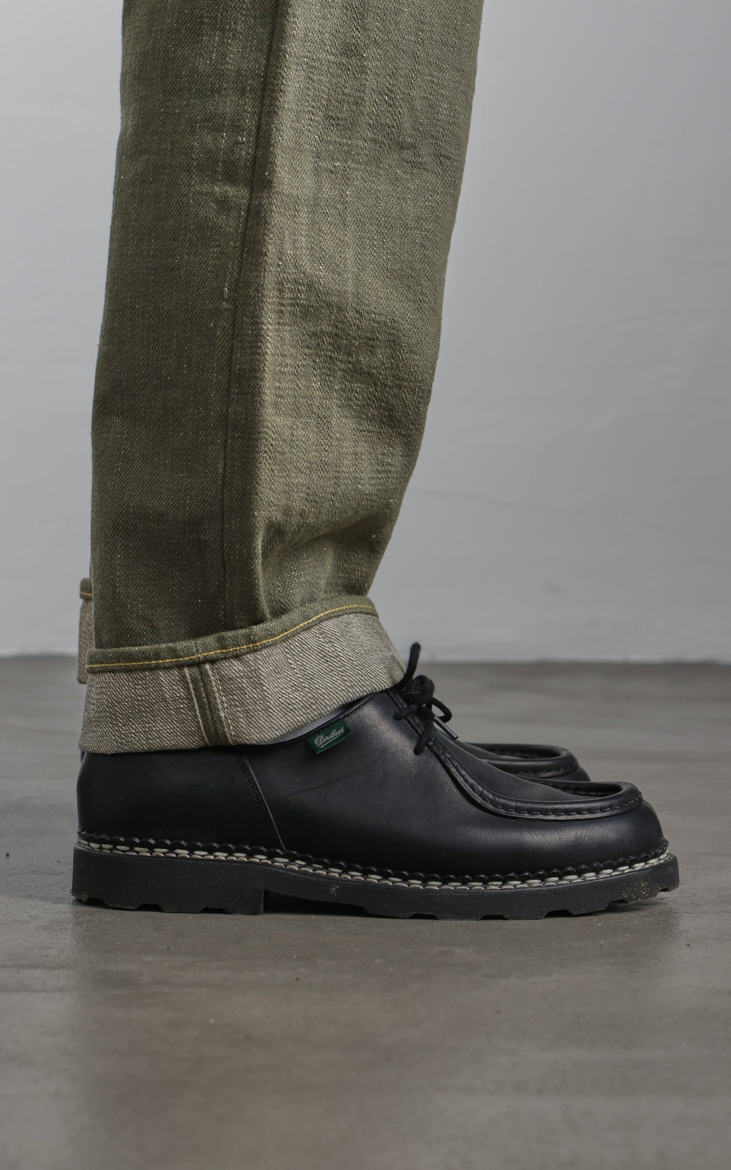 ONI Denim 266-OLD18 Relax Straight Olive Denim 18oz