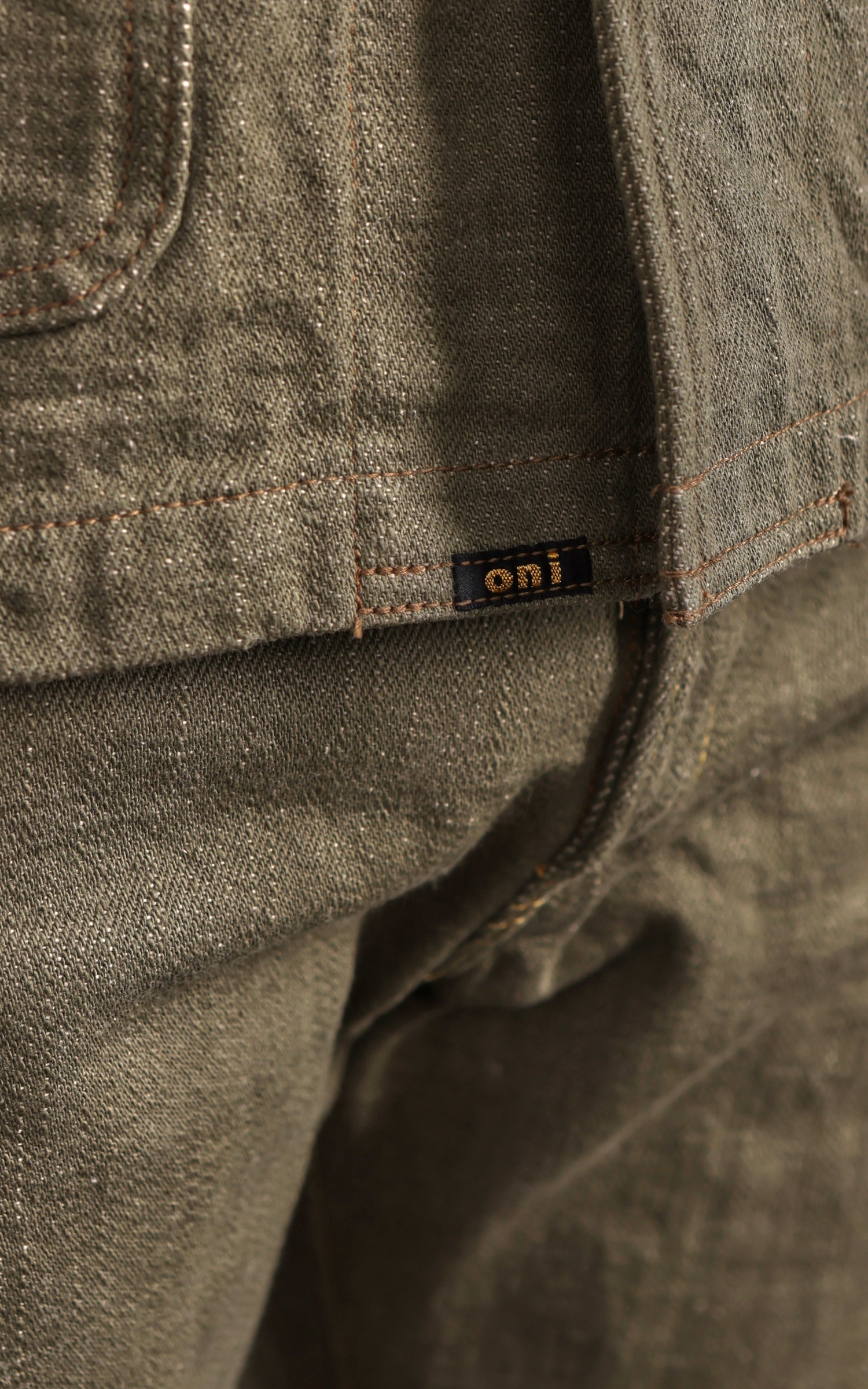 ONI Denim 03502-OLD18 Coveralls Olive Denim 18oz