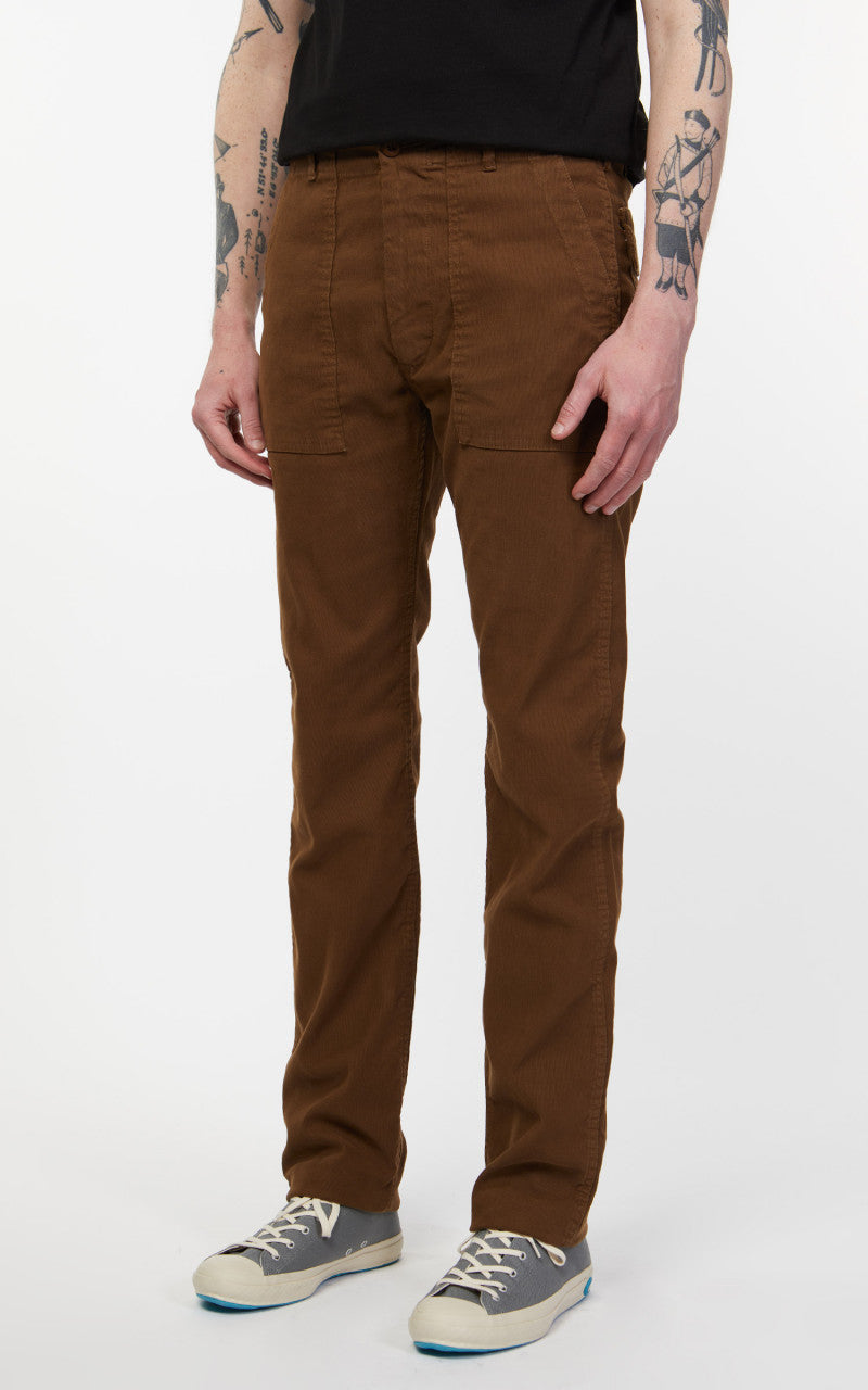 Tellason Fatigue Pant Tapered Gelsomino Mocha Brown
