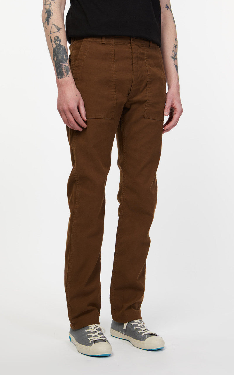 Tellason Fatigue Pant Tapered Gelsomino Mocha Brown