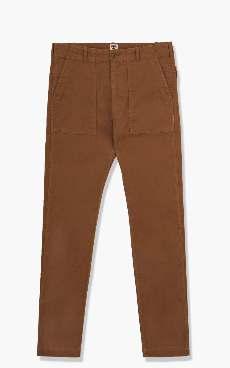 Tellason Fatigue Pant Tapered Gelsomino Mocha Brown