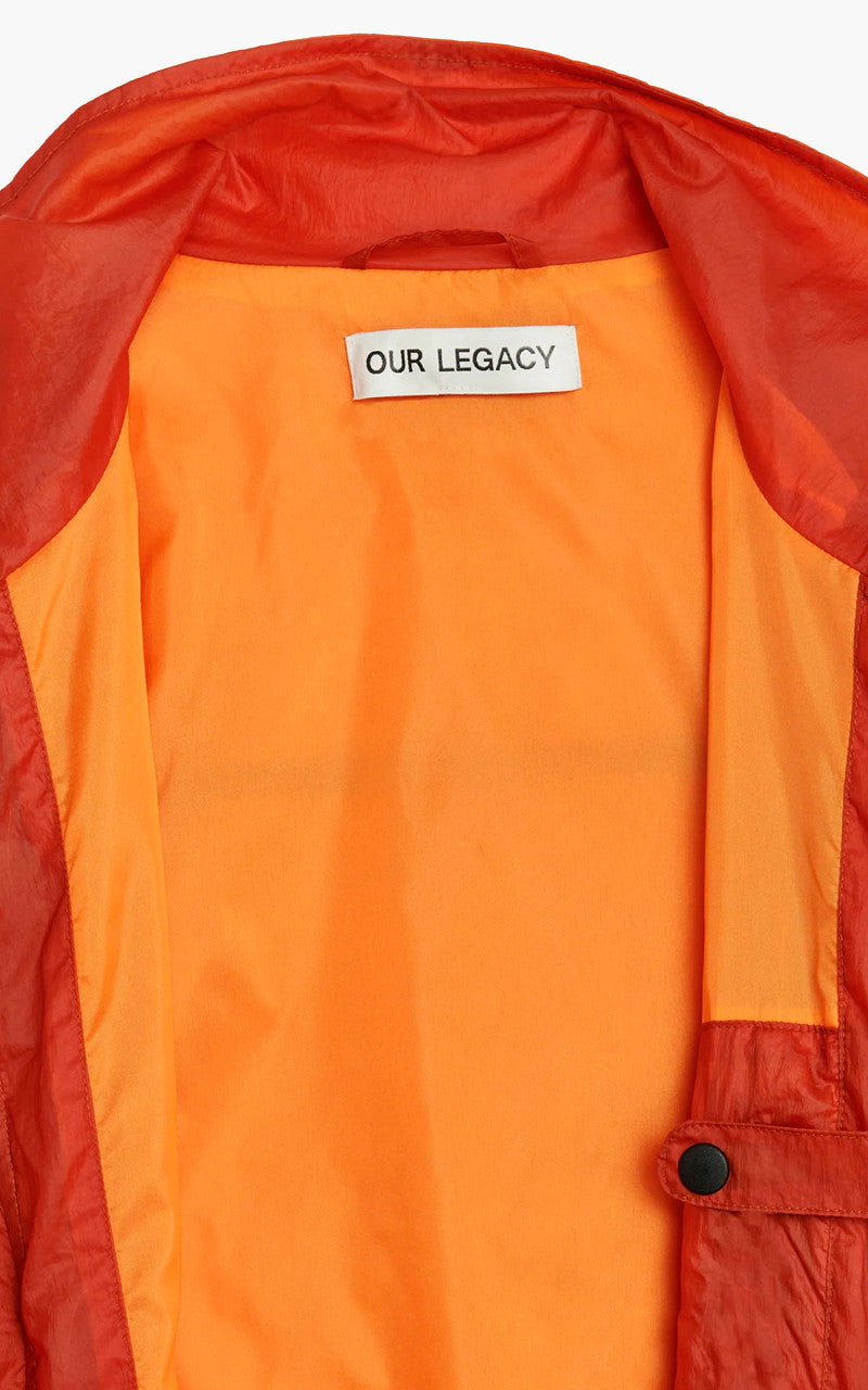 Our Legacy Luft Jacket Eld Rubberized Nylon