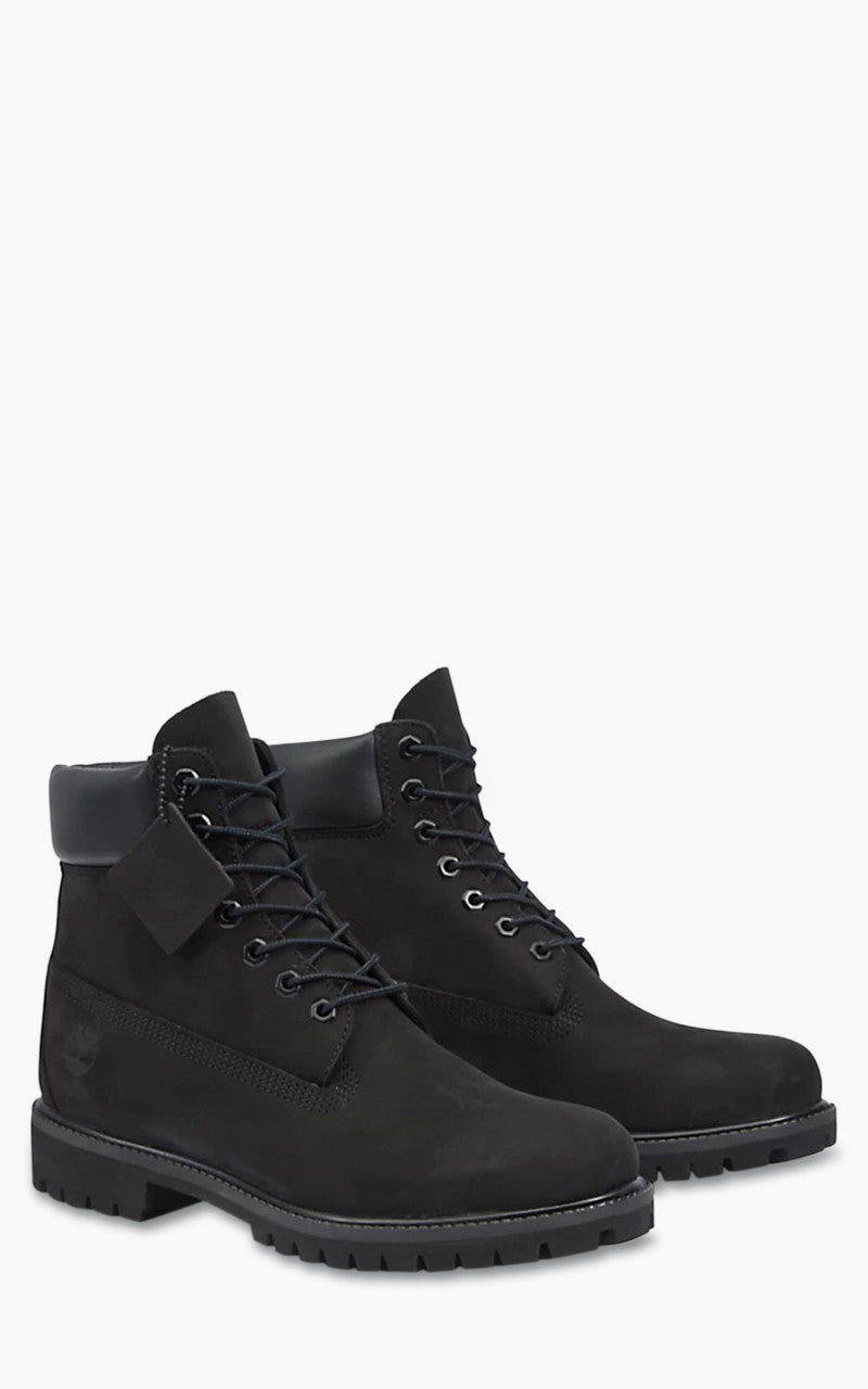 Timberland Premium 6 Inch Boot Black Nubuck