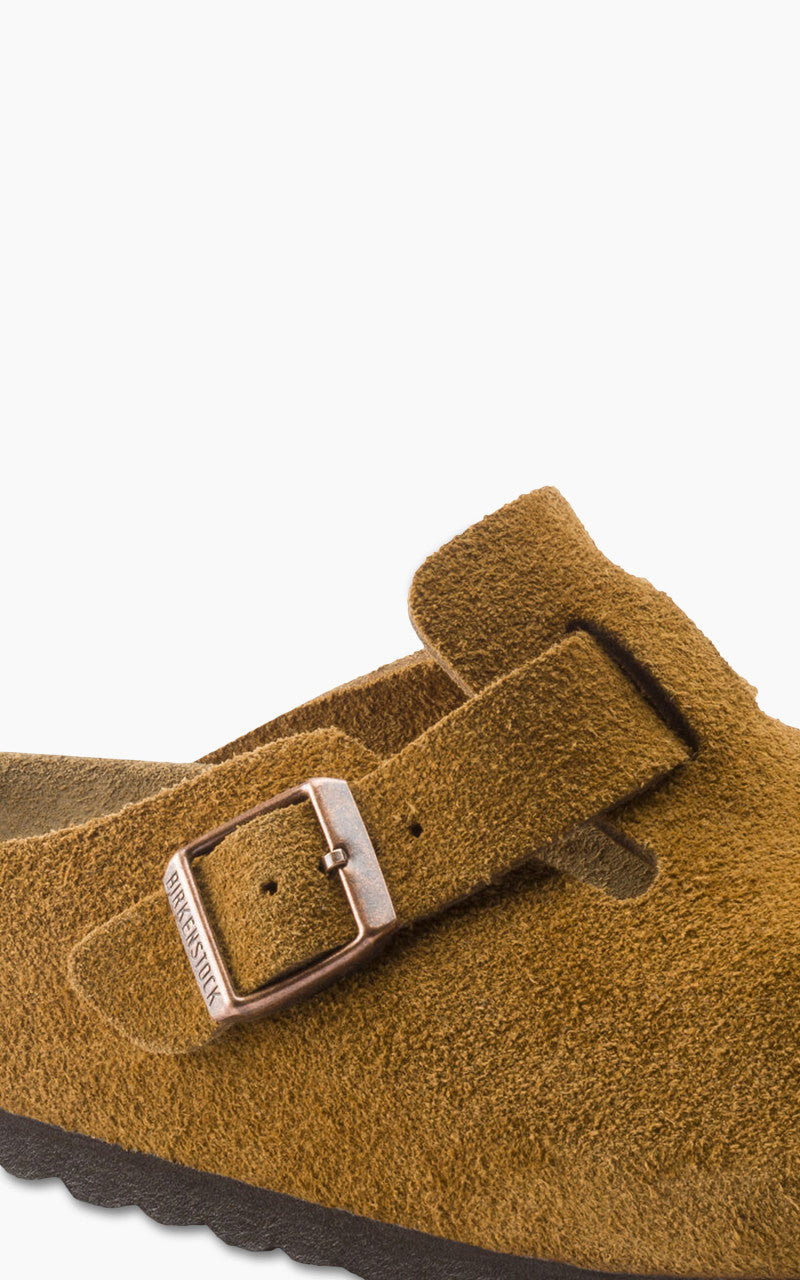 Birkenstock Boston Soft Footbed Suede Mink