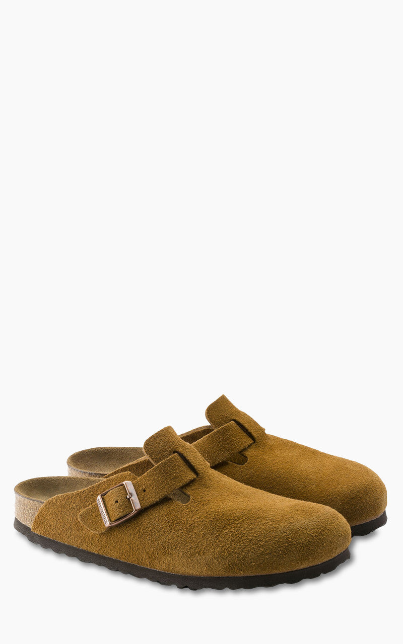 Birkenstock Boston Soft Footbed Suede Mink