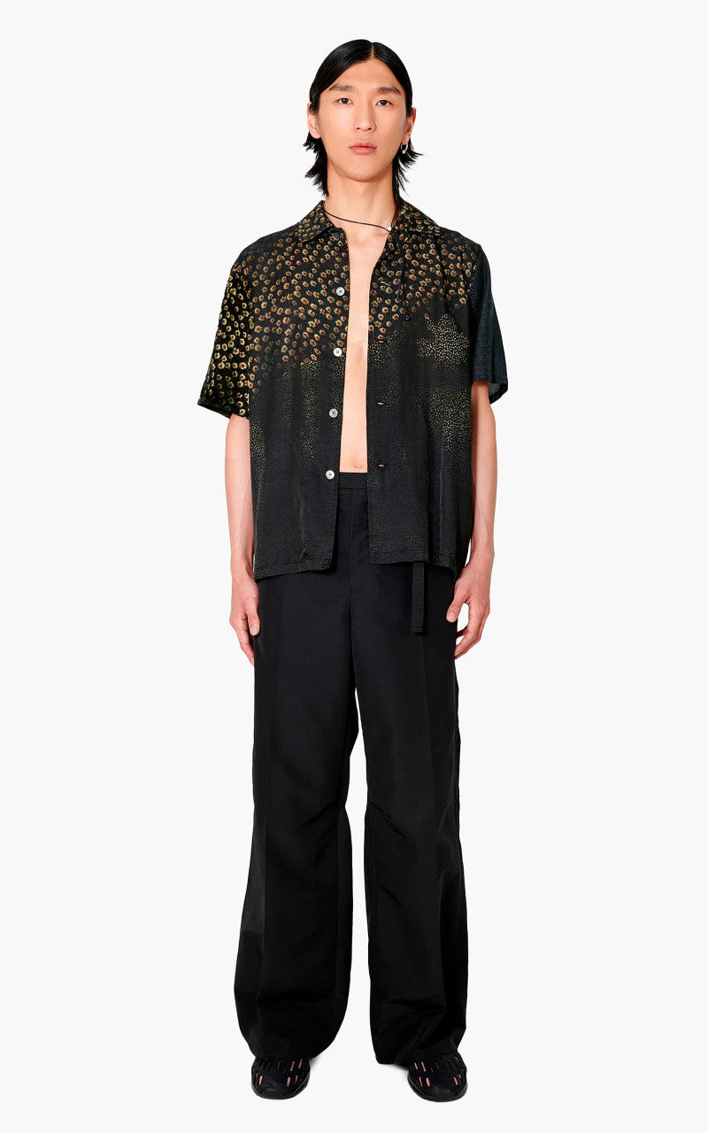 Our Legacy Box Shirt Short Sleeve Dark Flower Print