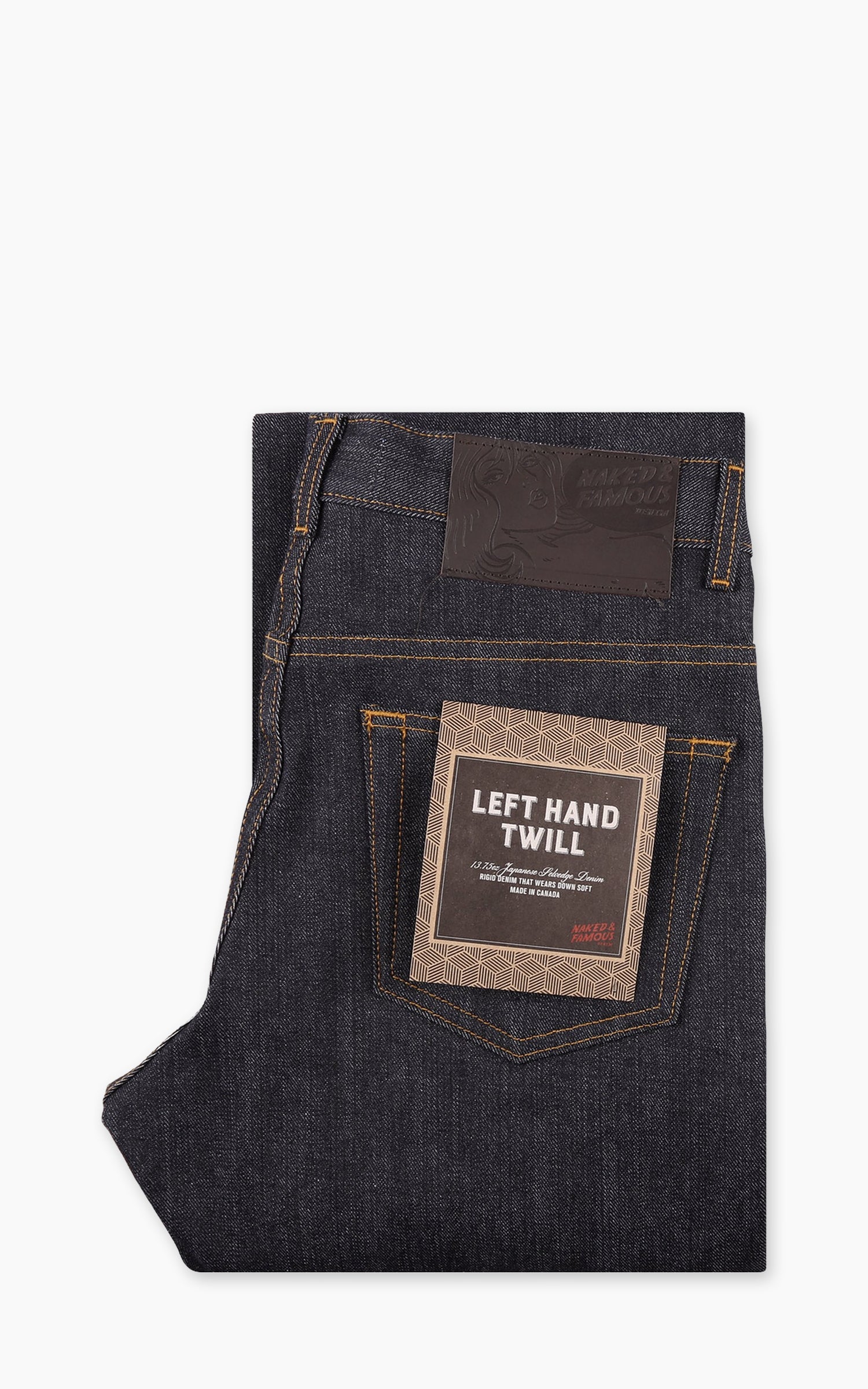AQUX【新品未使用】完売品✨3L Groovy Guy✨ Naked & Famous Denim Groovy Guy Left Hand Twill Selvedge 13.75oz