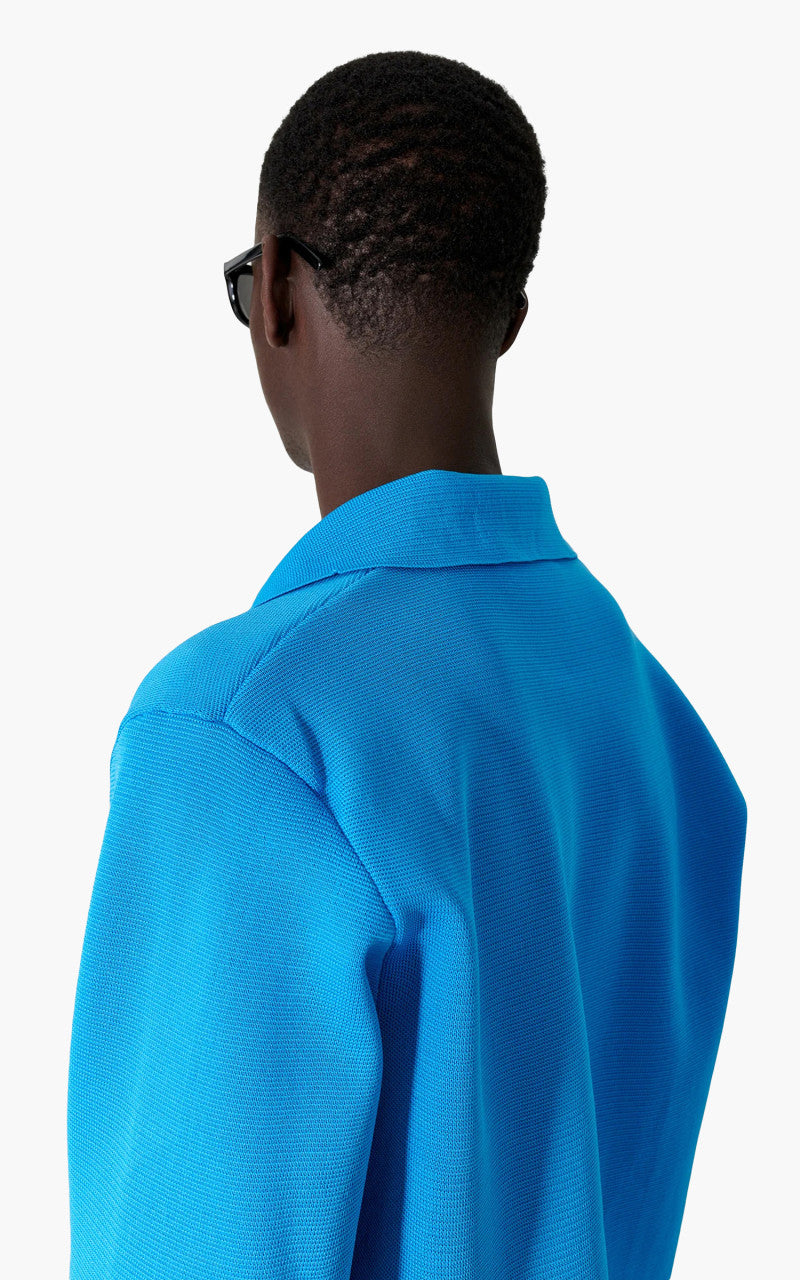 Our Legacy Evening Polo Circuit Blue Performance Poly