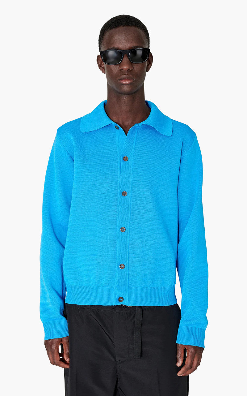 Our Legacy Evening Polo Circuit Blue Performance Poly