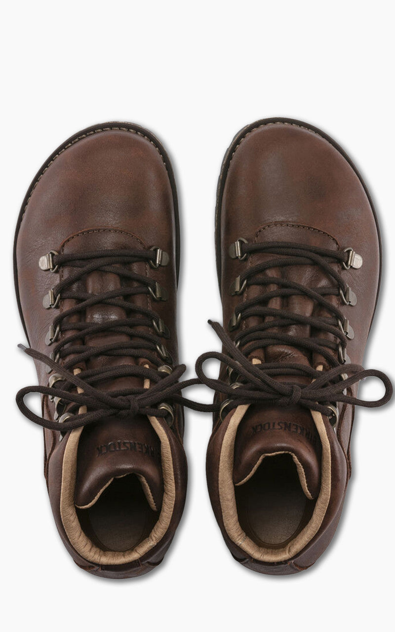 Birkenstock Jackson Nubuck Waxy Leather Dark Brown