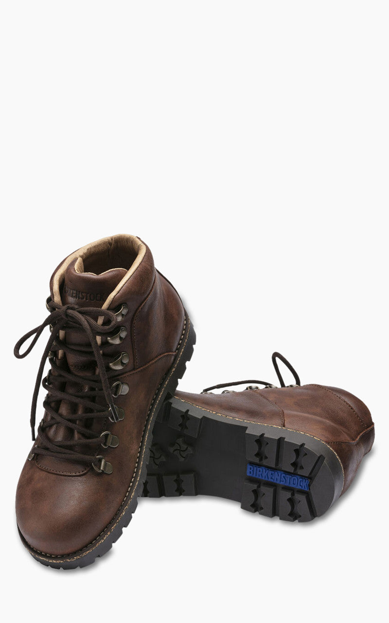 Birkenstock Jackson Nubuck Waxy Leather Dark Brown