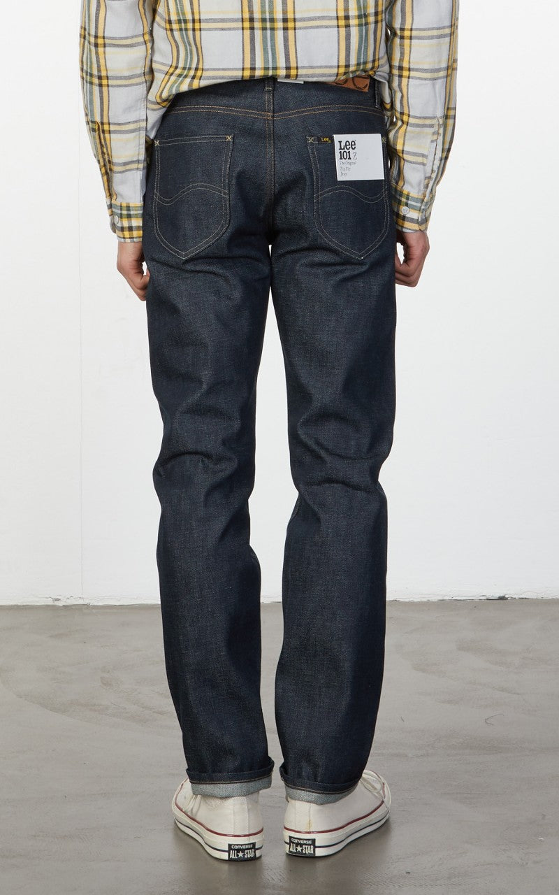 Lee 101 101 Z Jeans Dry Selvage Denim Indigo 14.75oz
