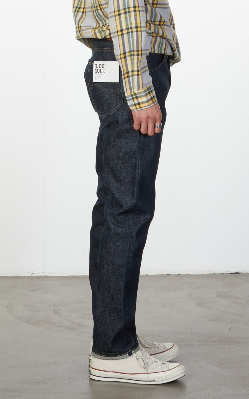 Lee 101 101 Z Jeans Dry Selvage Denim Indigo 14.75oz