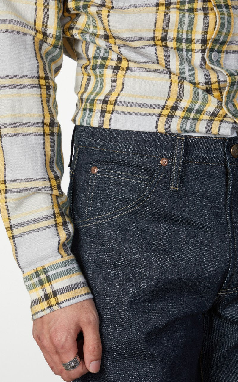 Lee 101 101 Z Jeans Dry Selvage Denim Indigo 14.75oz