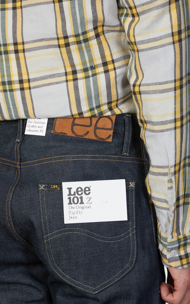 Lee 101 101 Z Jeans Dry Selvage Denim Indigo 14.75oz