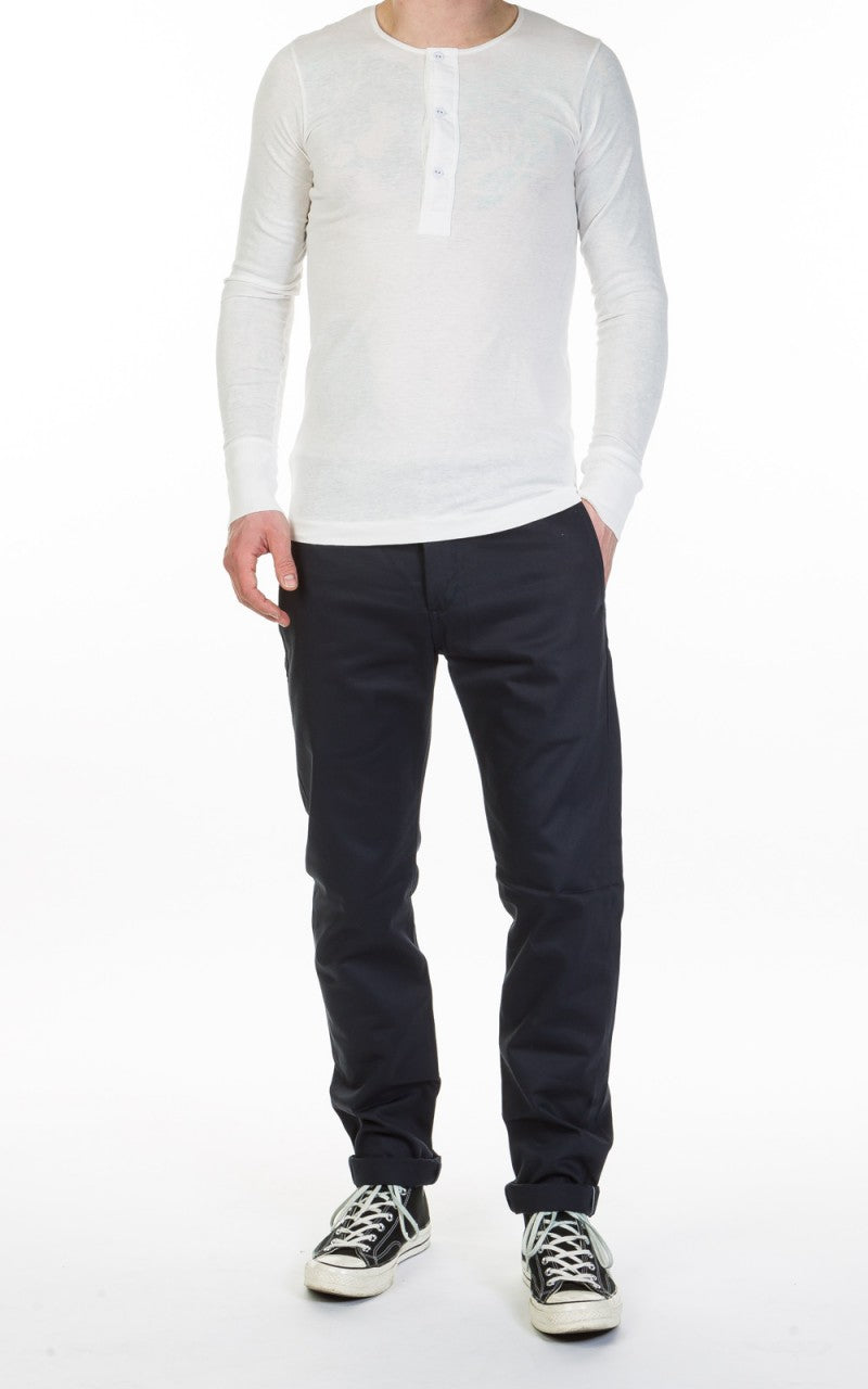 Merz b. Schwanen 102 Longsleeve Henley White
