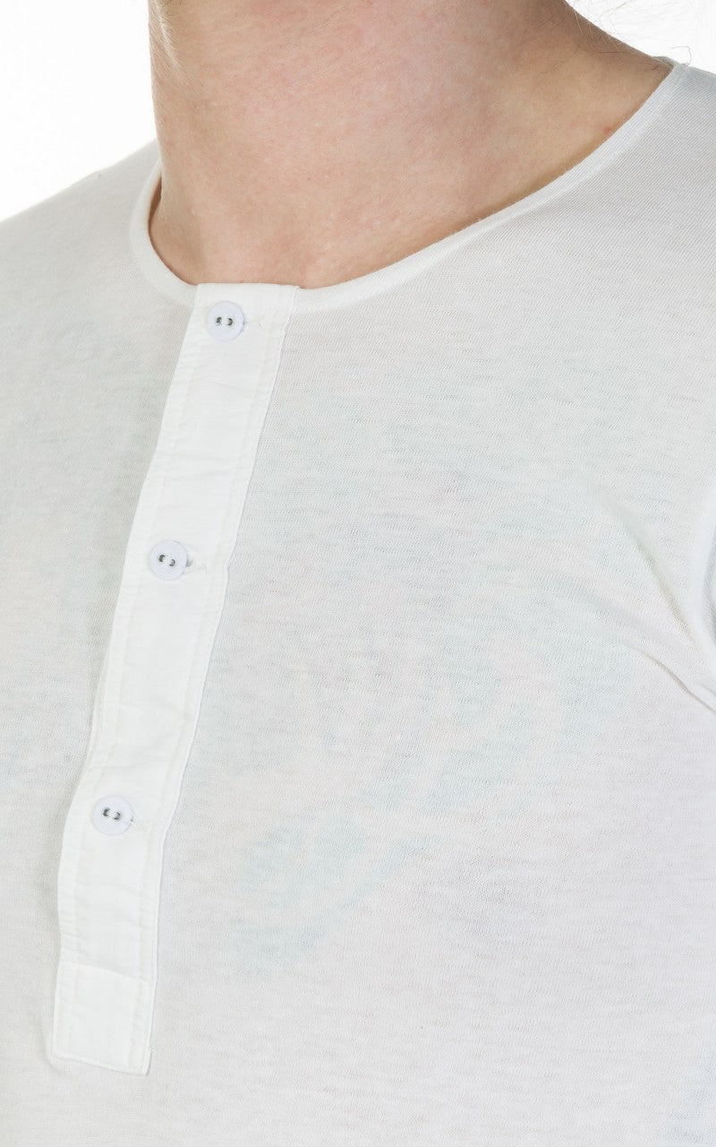 Merz b. Schwanen 102 Longsleeve Henley White