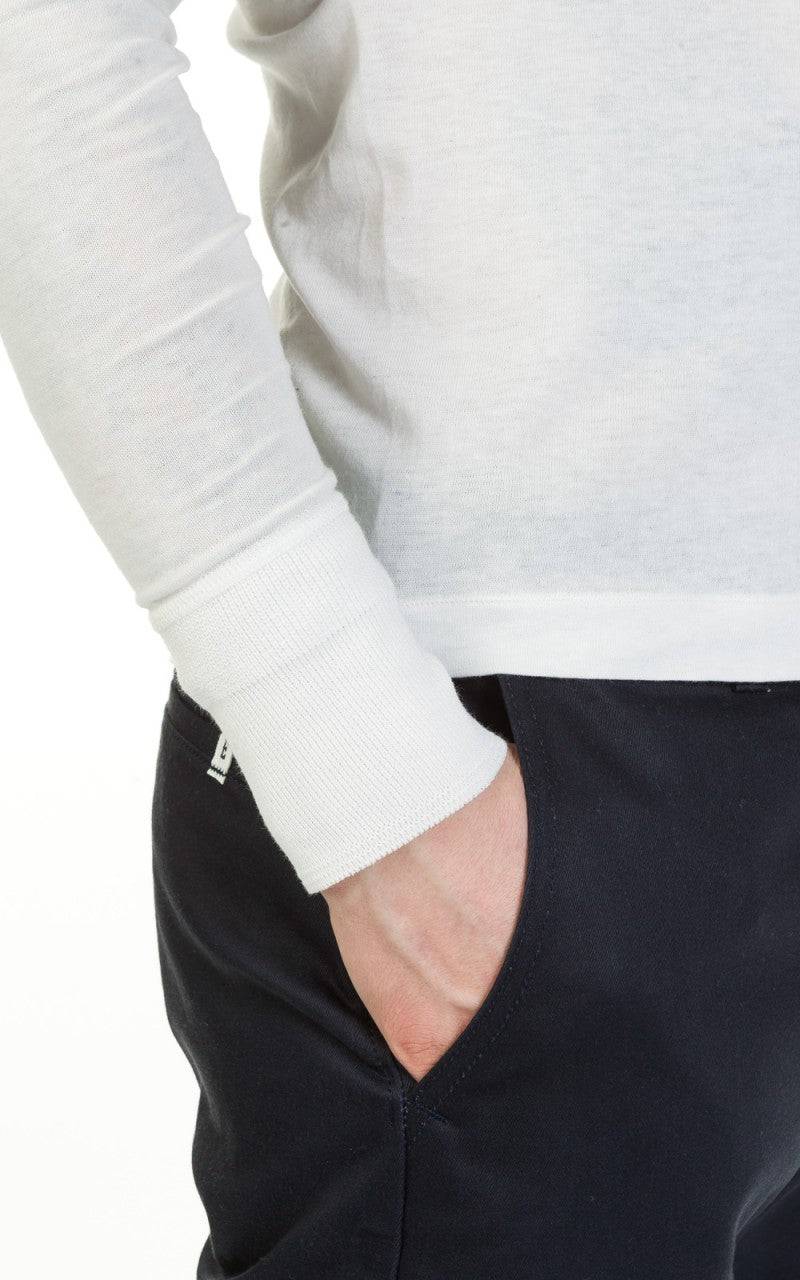 Merz b. Schwanen 102 Longsleeve Henley White