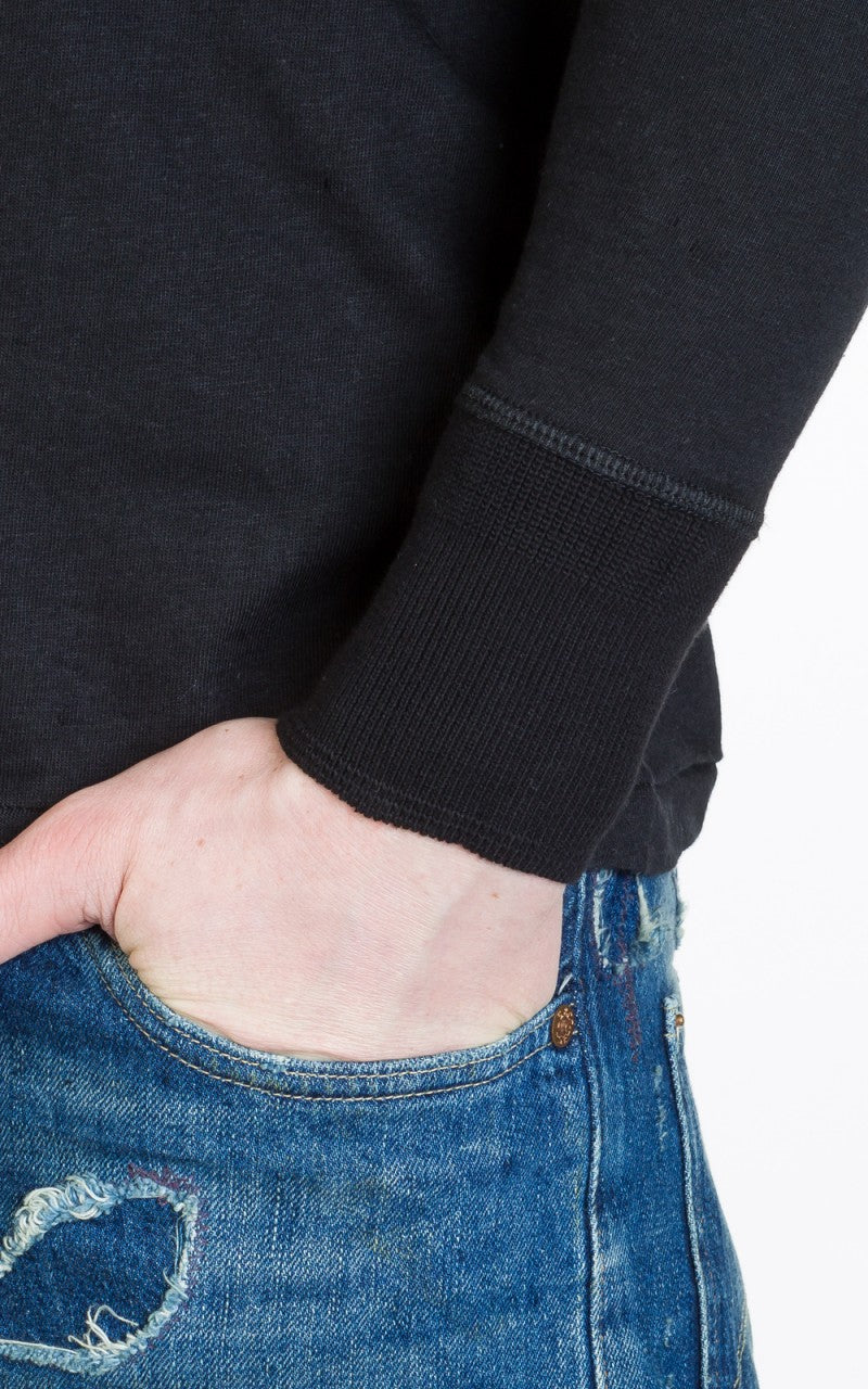 Merz b. Schwanen 102 Longsleeve Henley Black