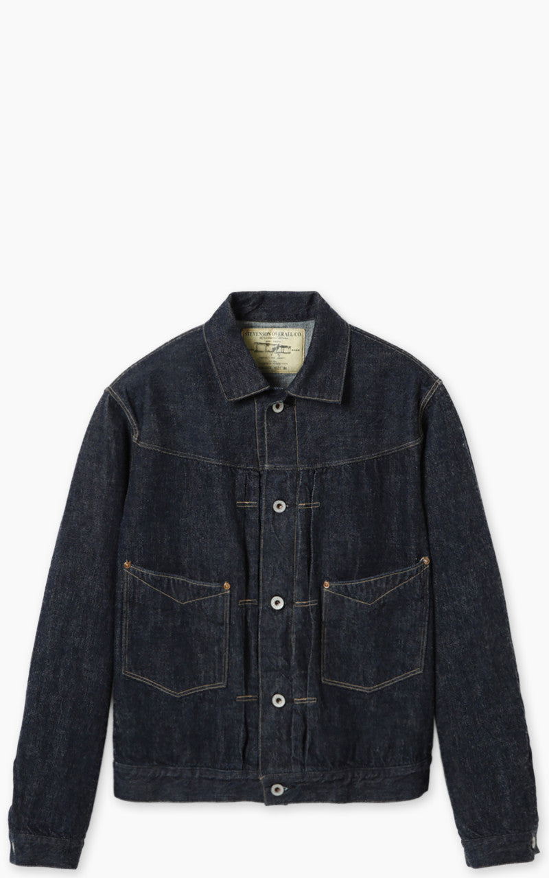 ジャケット・アウター stevenson overall AN-j3 A-2 G-1 Stevenson Overall Co. Saddle Horn Type II Jacket One Wash Indigo