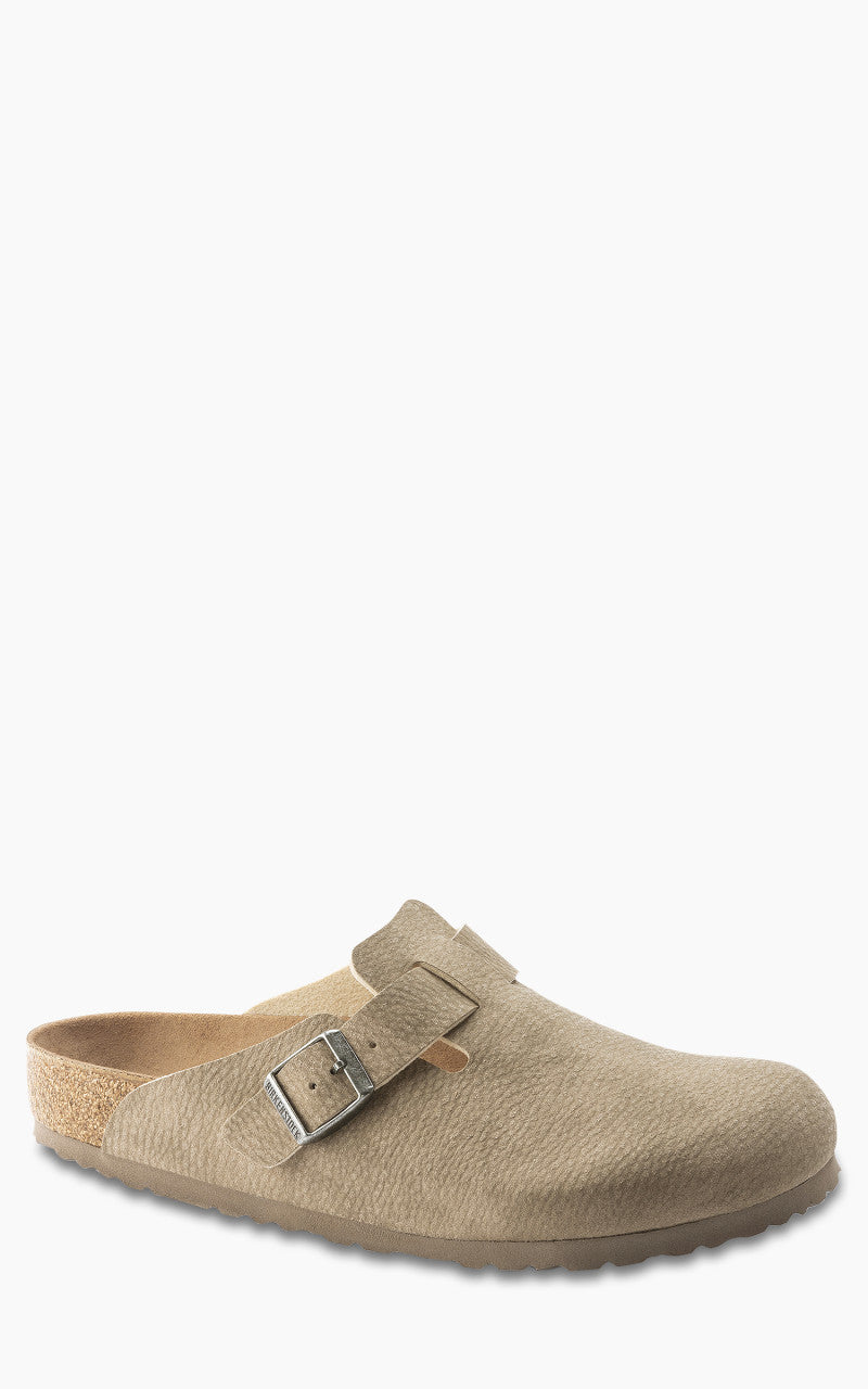 Birkenstock Boston Microfibre Desert Dust Grey Taupe
