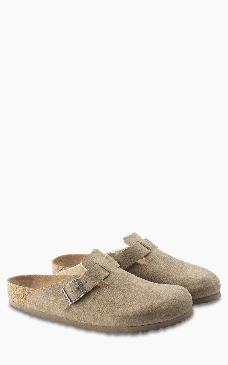 Birkenstock Boston Microfibre Desert Dust Grey Taupe