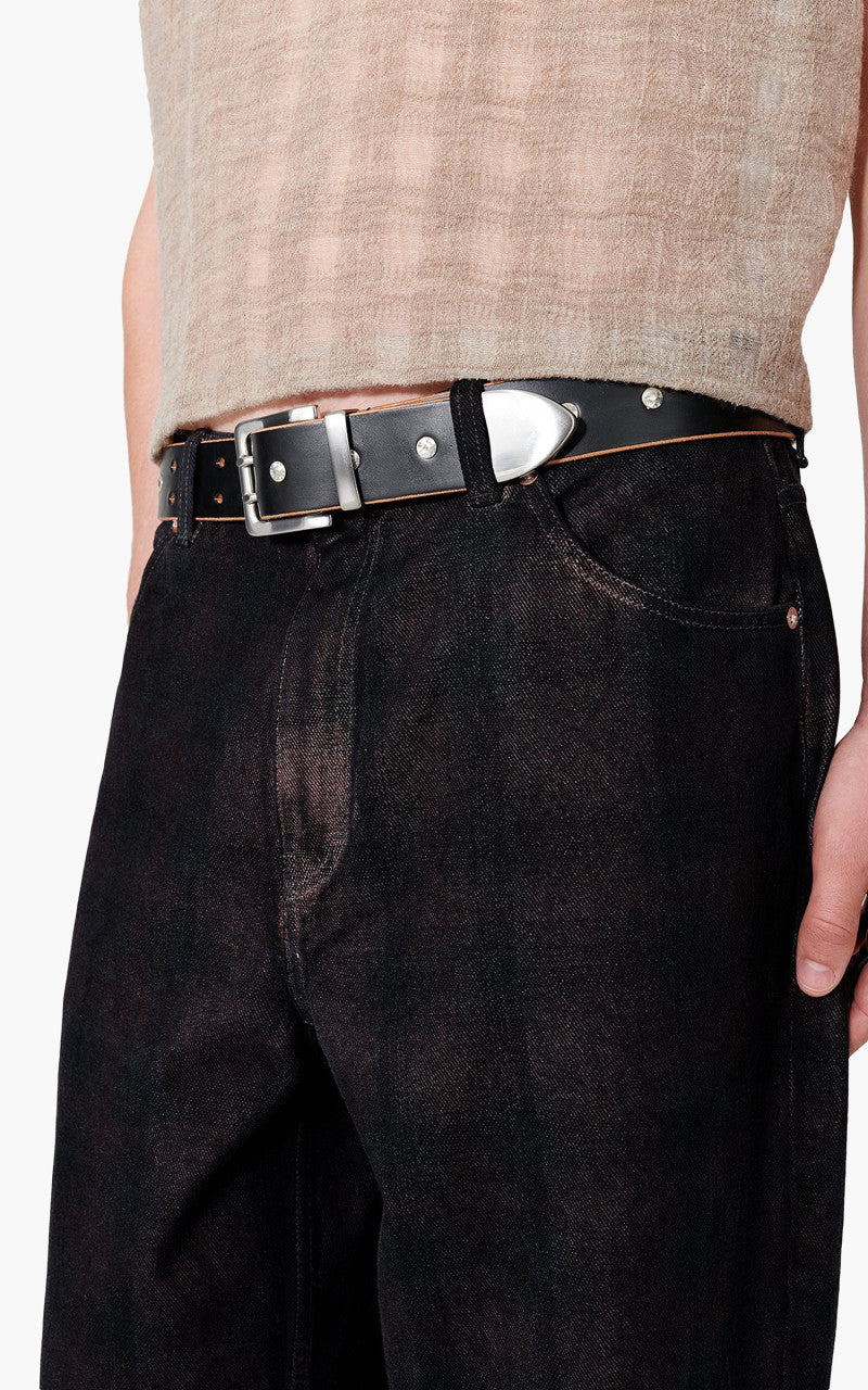 Our Legacy Vast Cut Jeans Overdyed Big Lumberjack Print