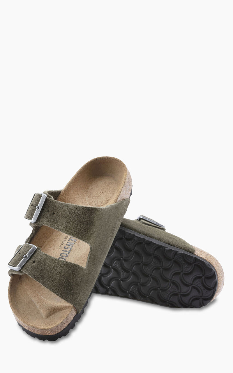 Birkenstock Arizona Soft Footbed Suede Thyme