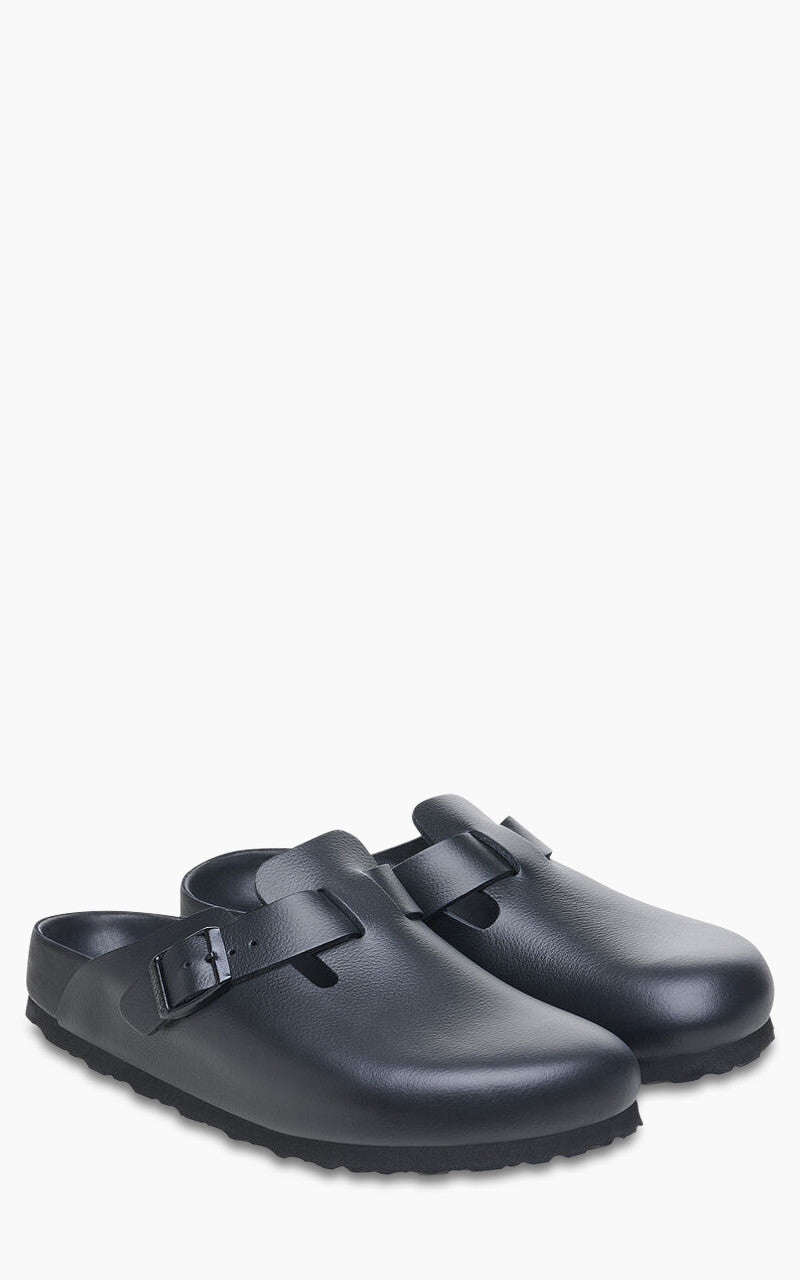 Birkenstock Boston Exquisite Natural Leather Black