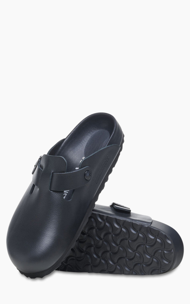 Birkenstock Boston Exquisite Natural Leather Black