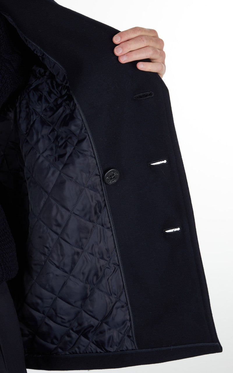 Military Surplus US Navy Pea Coat Dark Navy