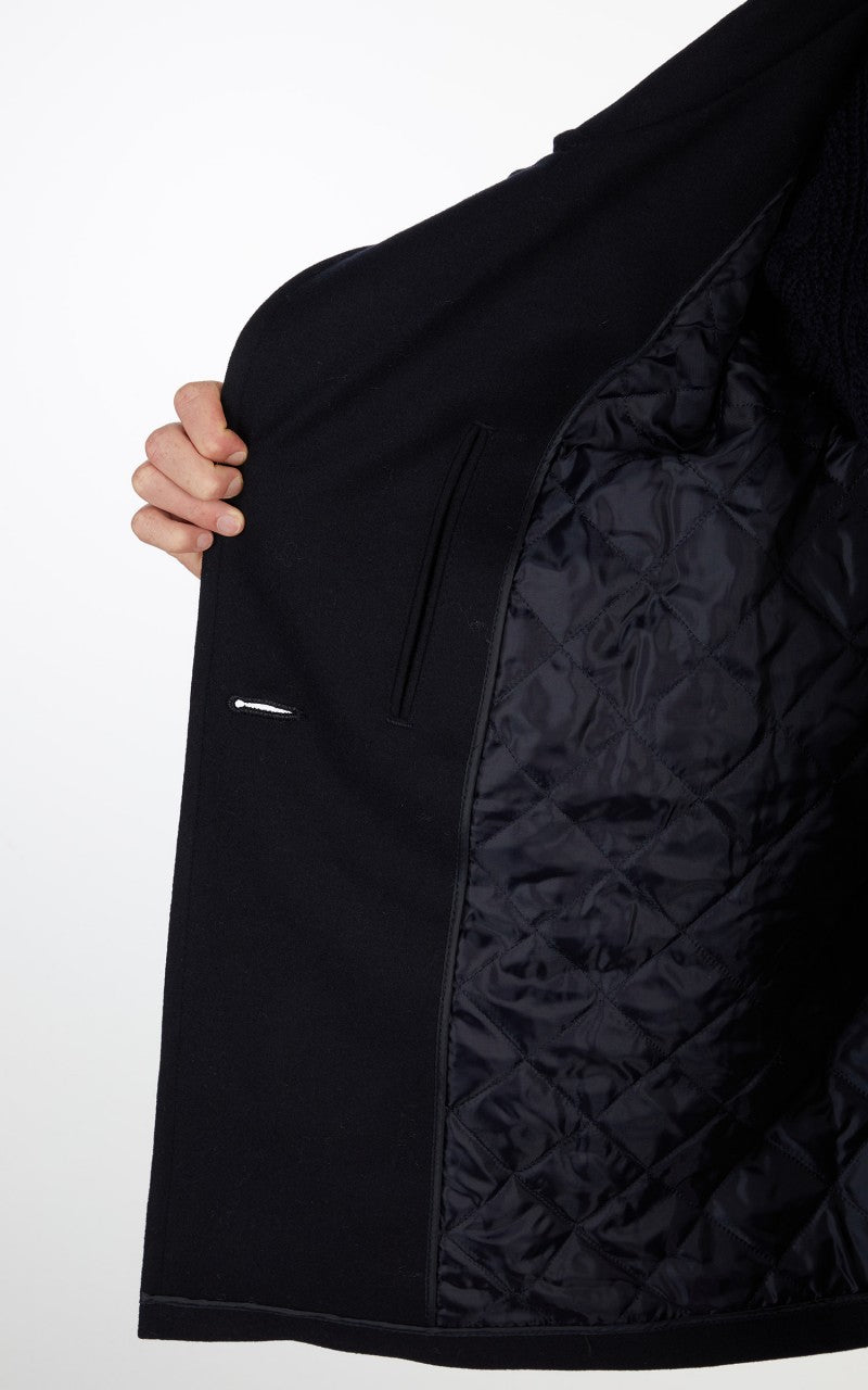 Military Surplus US Navy Pea Coat Dark Navy