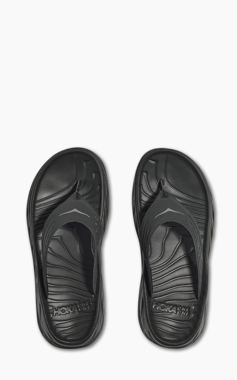 HOKA Ora Recovery Flip 2 Black/Dark Gull Gray