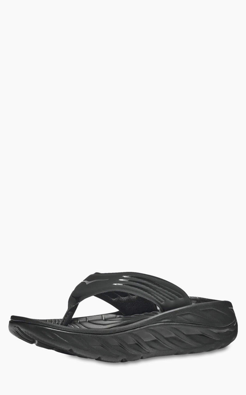 HOKA Ora Recovery Flip 2 Black/Dark Gull Gray